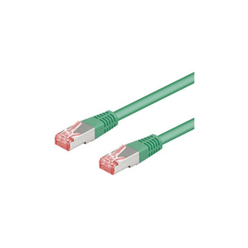 Cavo di rete patch goobay cat 6-050 sftp pimf verde [68288]