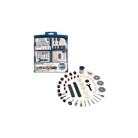 Kit accessori multiuso dremel 2.615.s72.3ja 100 pezzi [2.615.s72.3ja]