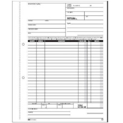 Blocco fatture 1 aliquotaiva edipro 50/50 fogli autoricalcanti 29,7x21