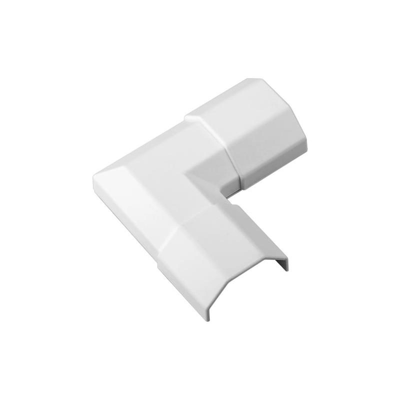 Curva per canalina di cablaggio goobay 90782 33mm bianco [90782]