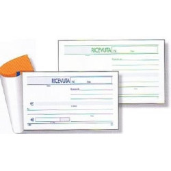 Blocco ricevute generiche bm 50 fogli 2 copie autocopiante 10x17cm