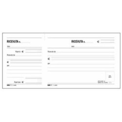 Blocco ricevute generiche edipro madre/figlia 100 fogli 11x21 [e5566]