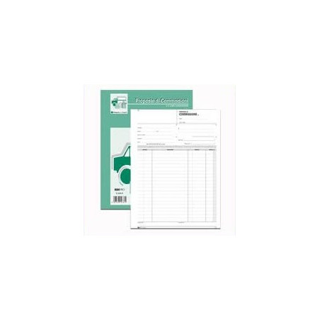 Blocco copia commissioni edipro 29,7x21cm 33fg 3 copie autoric. [e5237a]
