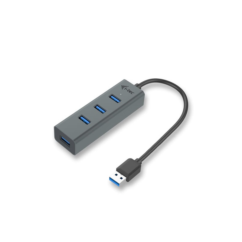 Hub usb itec metal u3hubmetal403 usb 3.0 (3.1 gen 1) type-a 5000mbit/s