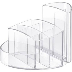 Han porta matite rondo trasparente numero di compartimenti: 9 17460-23