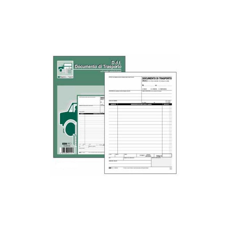 Blocco ddt edipro 50/50 fogli autoricopianti 23x15 [e5214c]