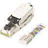 Connettore rete rj45 cat 6a, non classificata [1x lsa, idc, connessione