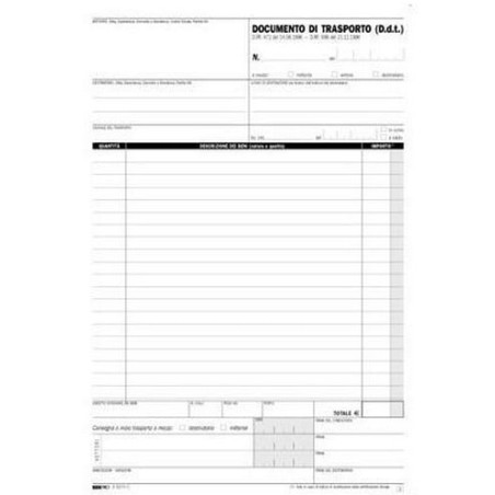 Blocco ddt edipro 50/50 fogli autoricopianti 29,7x21 [e5216c]