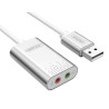 Scheda audio esterna unitek usb argento [y-247a]
