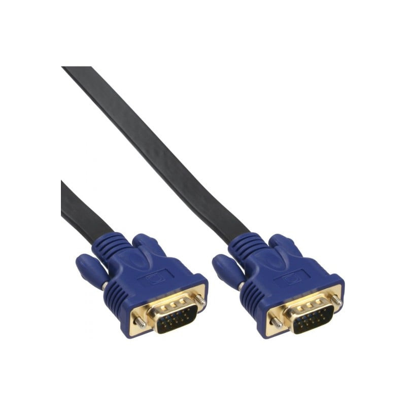 Cavo inline s-vga, sub-d 15pin hd a sub-d 15pin hd m/m