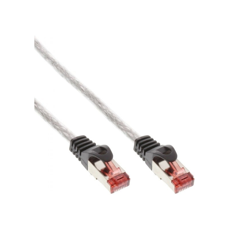 Cavo di rete patch inline s/ftp (pimf), cat.6, 250mhz trasparente,