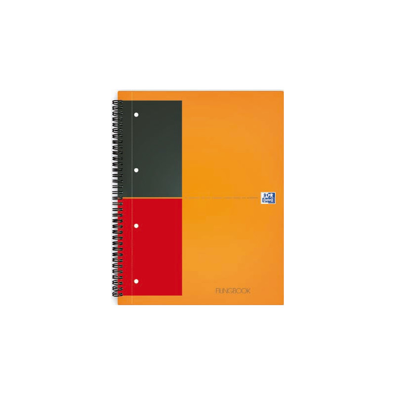 Blocco spiralato oxford 240x297mm 1rigo 80gr 80fg activebook international