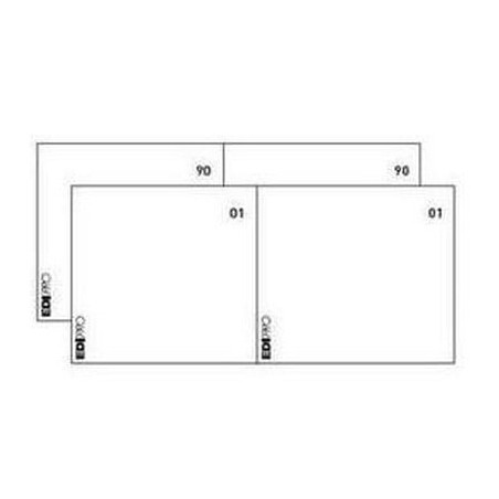 Blocco numerato edipro 1-100 2 sez. 6x13 e5406 [e5406]