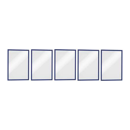 Durable 486907 cornice magnetica blu (l x a) 238 mm x 324 mm din