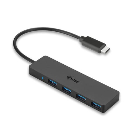 Hub usb itec 4 porte usb 3.0 nero [c31hub404]