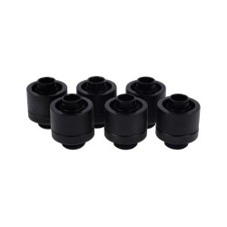 Raccordo alphacool 1723416/10mm g1/4 sixpack nero [17234]