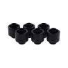 Raccordo alphacool 1723416/10mm g1/4 sixpack nero [17234]