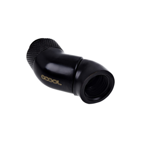 Connettore alphacool 45 gradi g 1 / 4 a g a g 1 / 4 i g nero [17250]