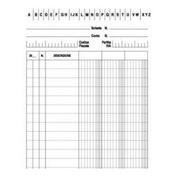 100 schede 3 colonne verticale 21x15cm e3333 edipro [e3333ve]