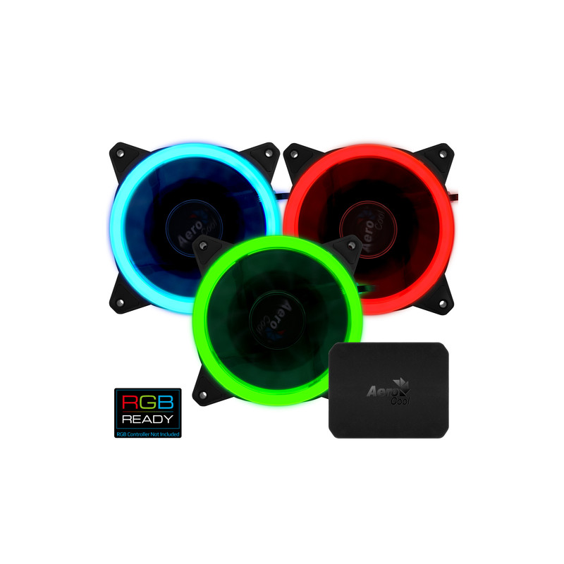 Ventola 120x120 aerocool rev rgb pro trible (3 pezzi) [acf3-rf10227.01]