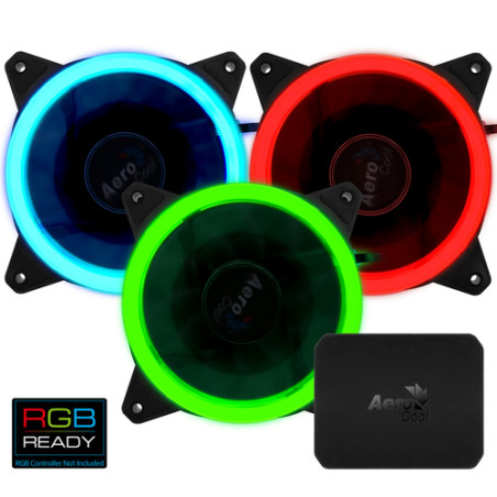 Ventola 120x120 aerocool rev rgb pro trible (3 pezzi) [acf3-rf10227.01]