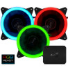 Ventola 120x120 aerocool rev rgb pro trible (3 pezzi) [acf3-rf10227.01]