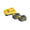 Set batterie dewalt dcb118 starter set 54v 3ah 2 pezzi [dcb118x2-qw]