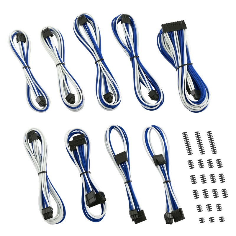 Set cavi cablemod classic modmesh serie rt asus rog/seasonic bianco/blu)