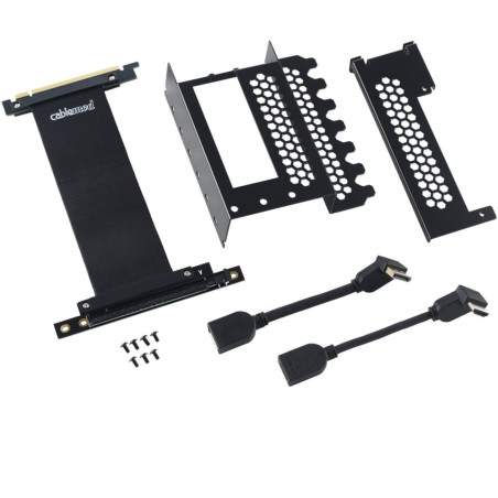 Supporto per scheda video cablemod con cavo riser pcie x16 [cm-vpb-hdk-r]