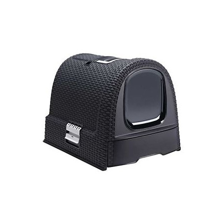 Toilette per gatto curver 198846 grafite/nero [198846]