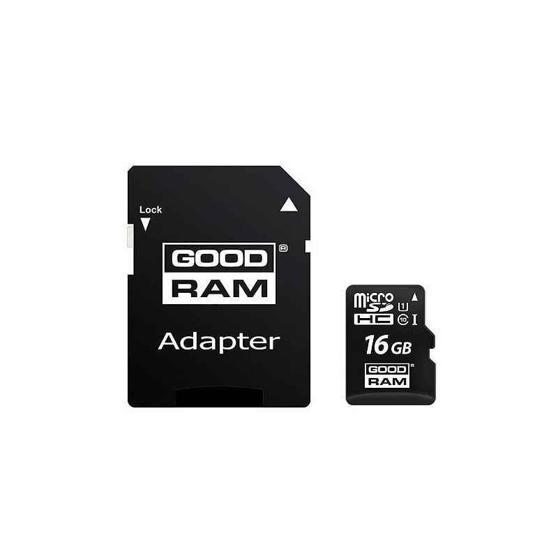 16gb scheda microsdhc goodram m1aa-0160r12 (class 10 class u1