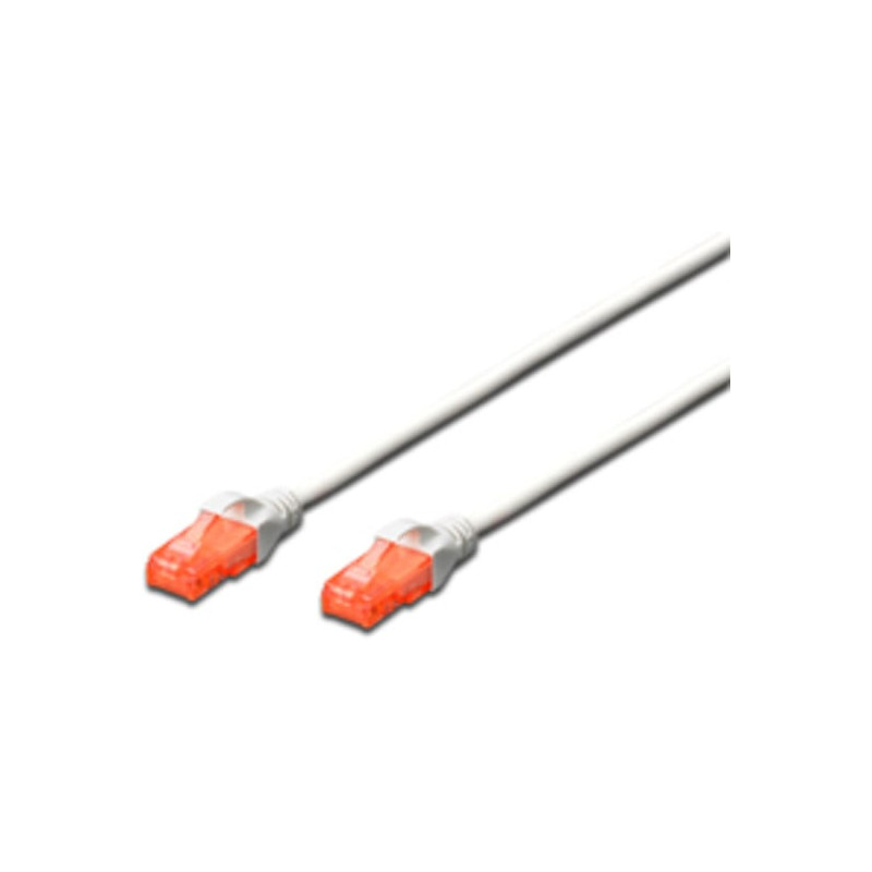 Cavo di rete digitus cat 6 u-utp. cu. lszh awg 26/7. 5 m. bianco