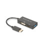 Adattatore displayport assmann a hdmi/dvi/vga nero [ak-340418-002-s]