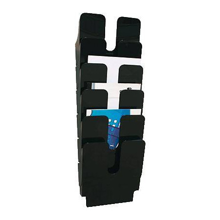 Durable porta depliant 1700008061 nero 247 mm x 745 mm x 100 mm numero