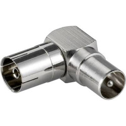 Presa coassiale - spina coassiale 90? [11391]