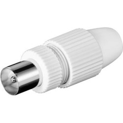 Spina coassiale quick con fissaggio a morsetto diametro cavo: 9.50