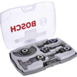 Kit lame per tagli dal pieno bosch accessories 5 parti best of cutting