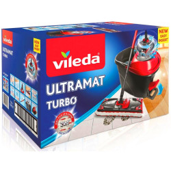 Set lavapavimenti vileda ultramat turbo nero/rosso [158632]