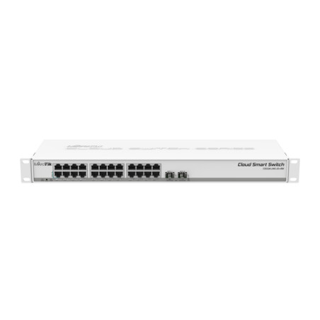 Switch mikrotik cloud smart switch 326-24g-2s+rm with 24
