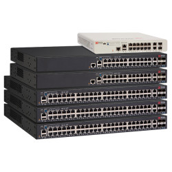 Switch ruckus icx 7150, 24x 10/100/1000 poe+ ports, 2x 1g rj45 uplink-ports,