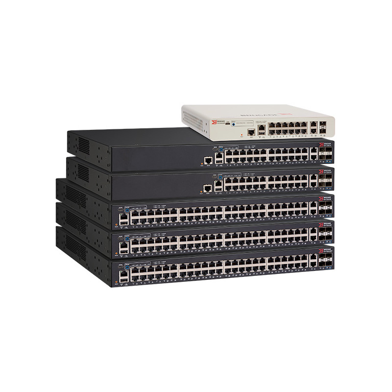 Switch ruckus icx 7150, 24x 10/100/1000 poe+ ports, 2x 1g rj45 uplink-ports,