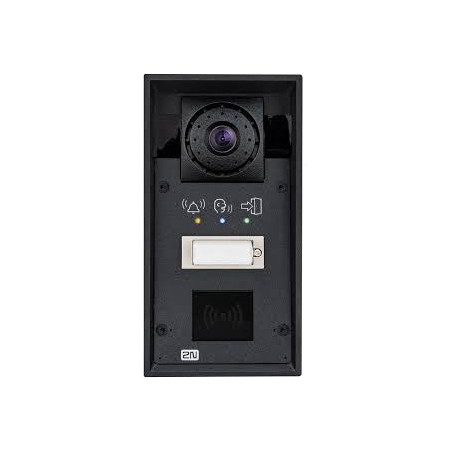 Videocitofono 2n helios ip force - 1 tasto, hd camera, pictograms,