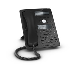Telefono ip snom d735 color ip phone black: 12 account sip, 2 porte