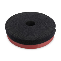 Fermacavi digitus in velcro 25mm 5m nero/rosso [dn-ct-5m-25]