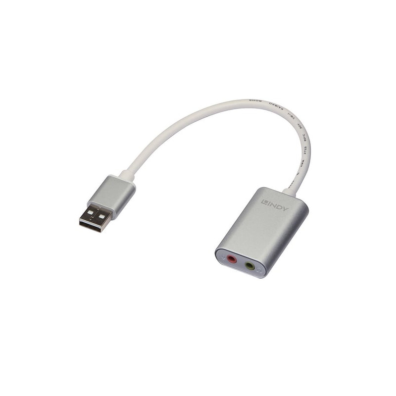 Adattatore lindy 42926 usb type-a 3.5mm [42926]