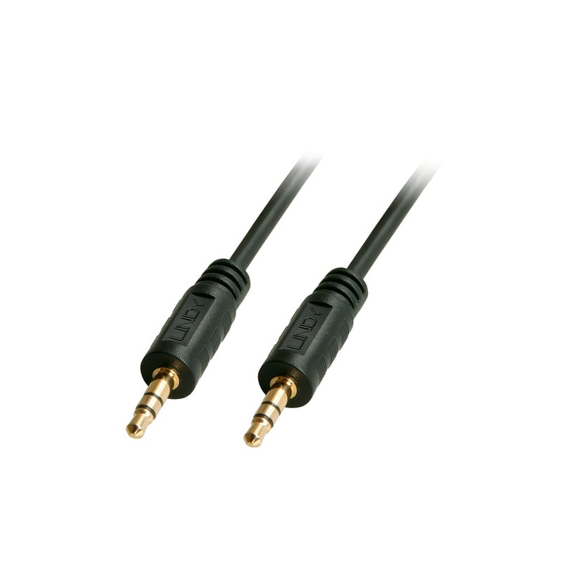 Cavo audio lindy stereo 3.5mm/3.5mm m/m 0.25m [35640]