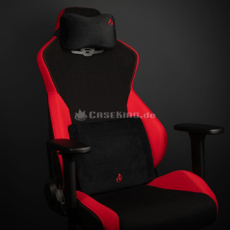 Set cuscini nitro concepts memory foam nero/rosso