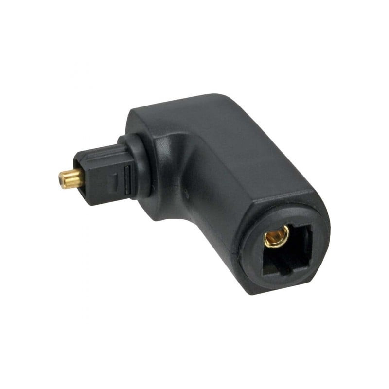 Adattatore audio inline toslink a toslink angolato 90 gradi m/f [89900b]