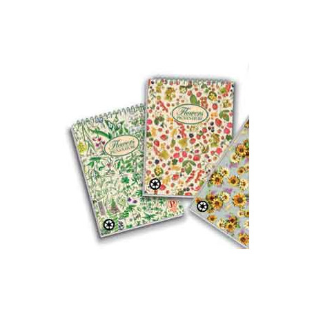 Blocco spiralato pigna 5mm a6 70gr 60fg nature flowers [02151265m]