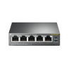 Switch tp-link 5p gigabit di cui 4p poe 56w poe power supply